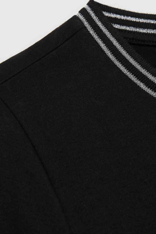 Gładka bluzka z bawełny