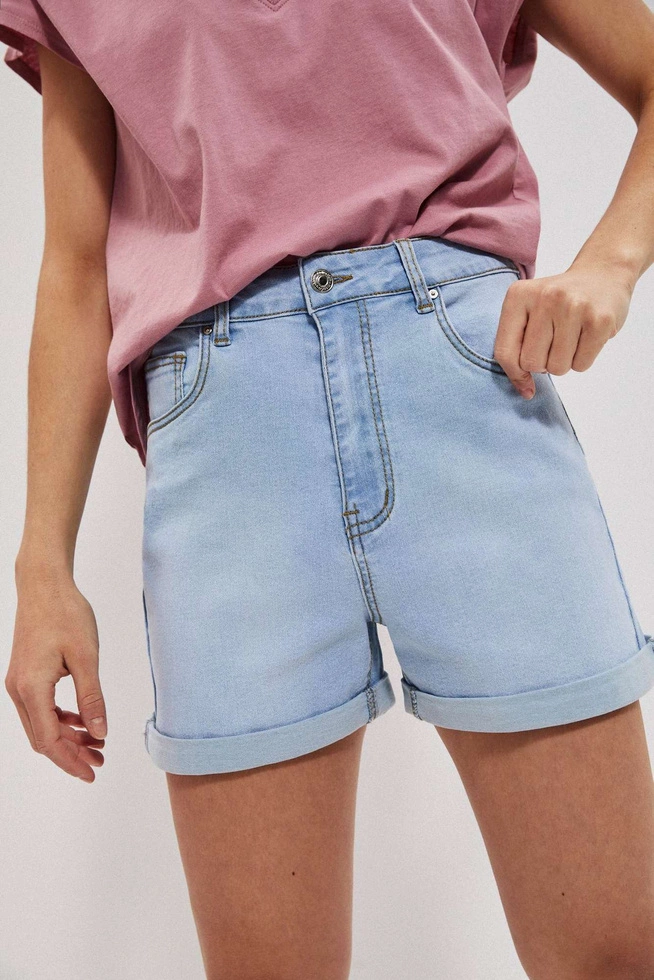 Szorty jeansowe typu bermudy