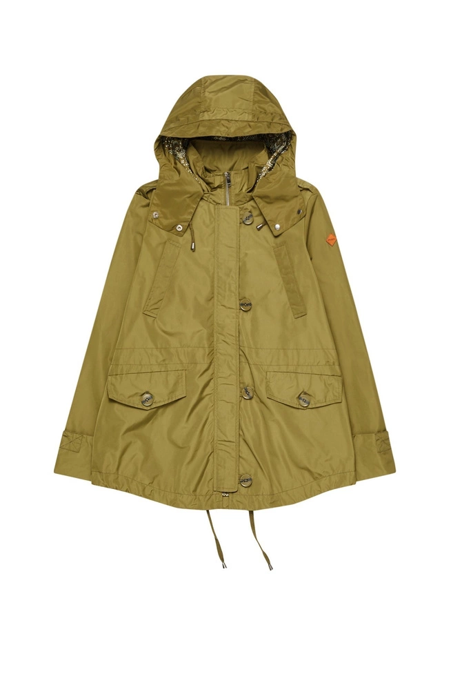 Kurtka wiatrówka z kapturem