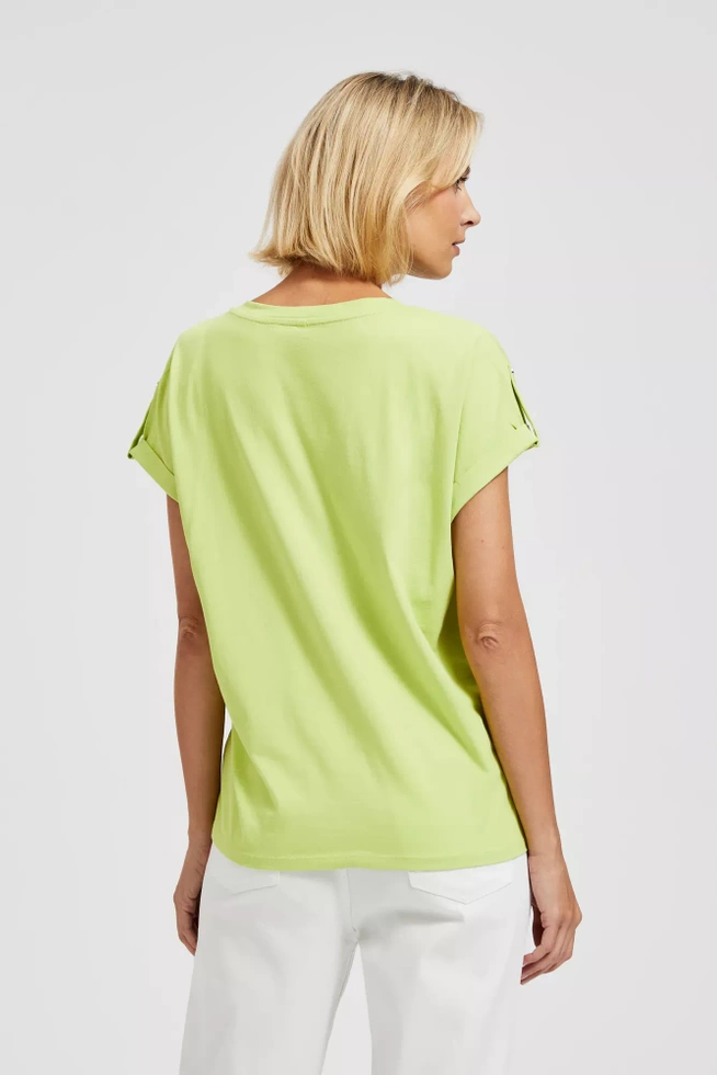 T-shirt z krótkimi rękawami zielony
