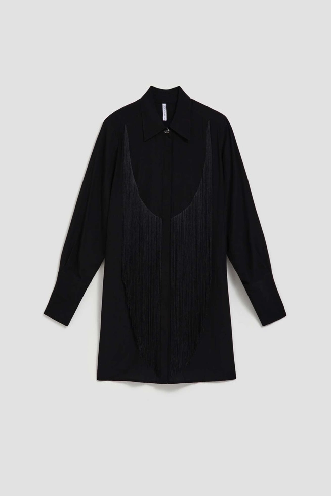 Koszula oversize z frędzlami