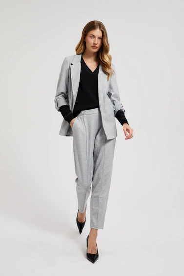 Garnitur damski szary 