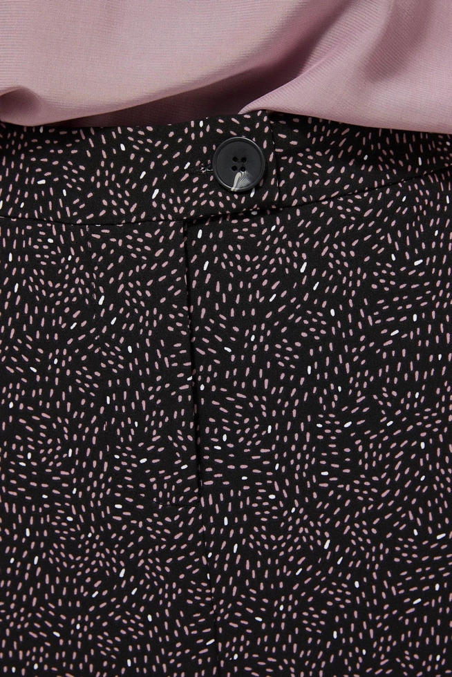 Wzorzysta spódnica czarna