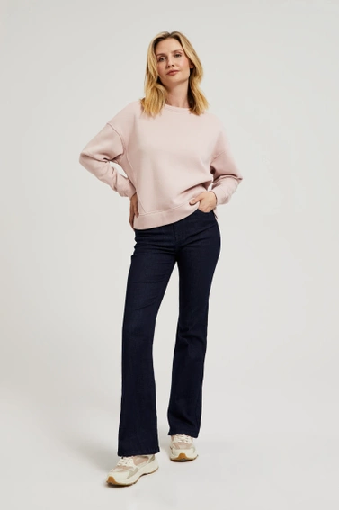 Bluza z długimi rękawami różowa