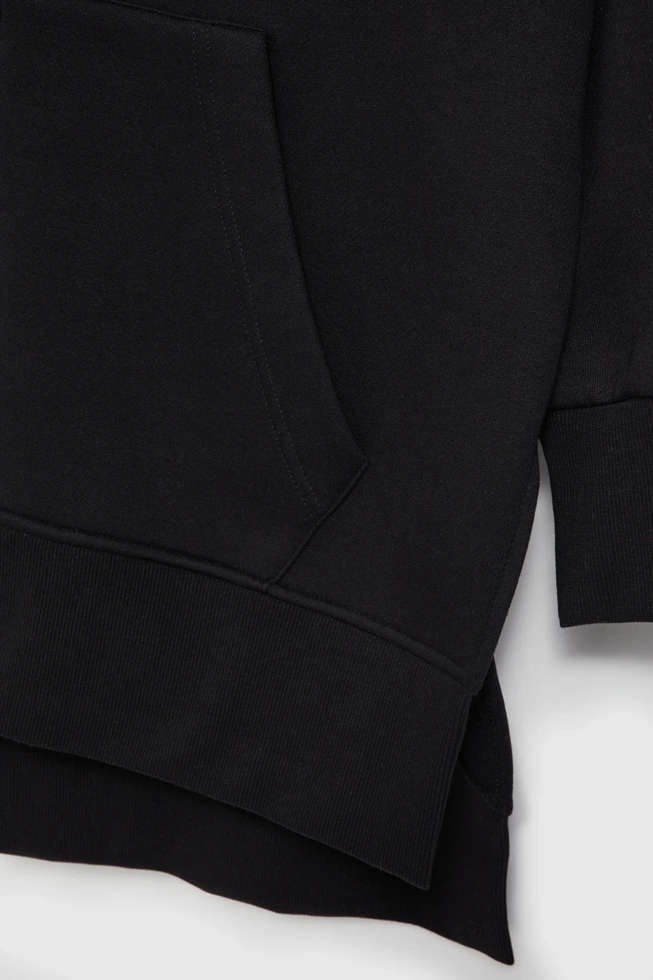 Bluza oversize z kapturem czarna