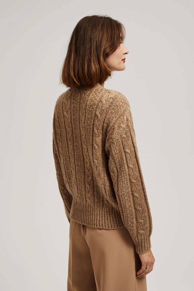 Kardigan z dekoltem w serek