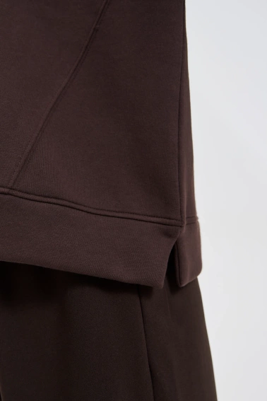 Bluza oversize brązowa