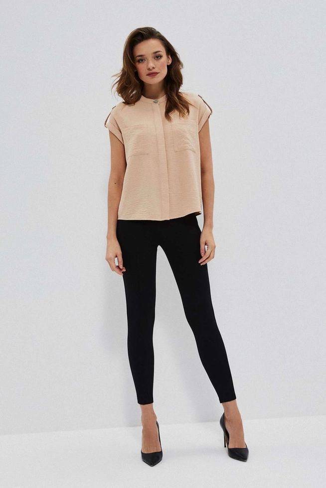 Legginsy z ozdobnym pasem