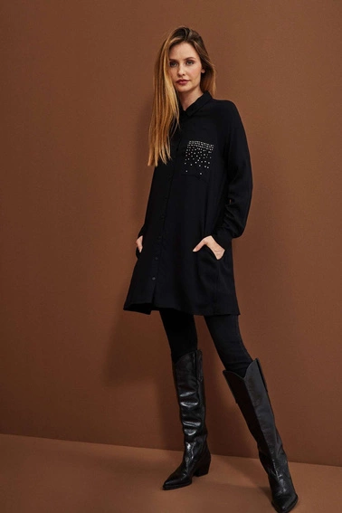 Koszula z ozdobnymi dżetami