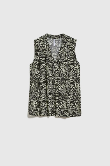 Koszula z wiskozy czarna