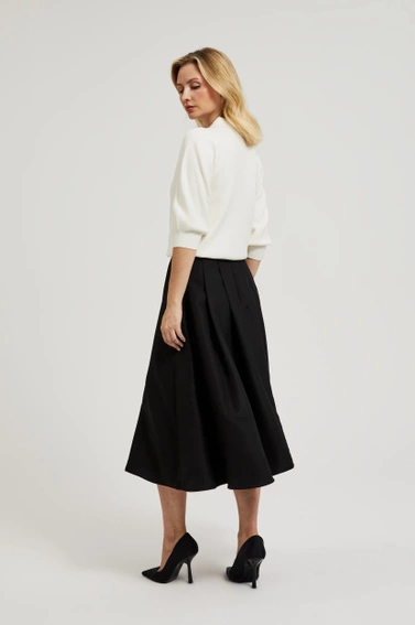 Rozkloszowana spódnica czarna