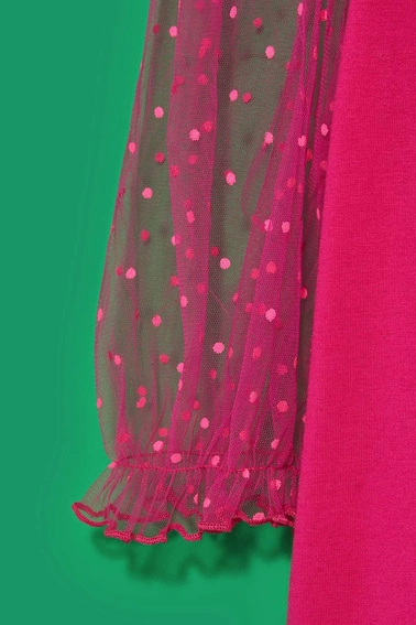 Bluzka z ozdobnymi rękawami