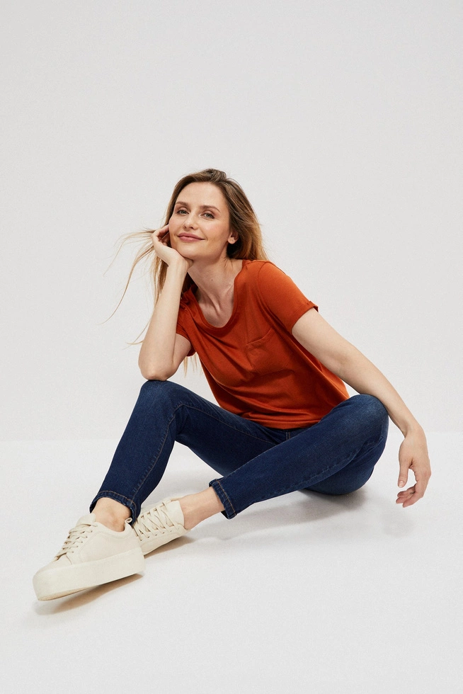 Jeansy rurki szafirowe