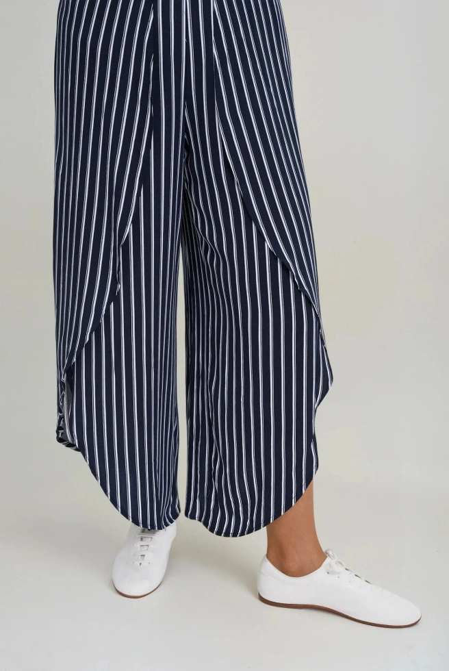 Kuloty w paski granatowe