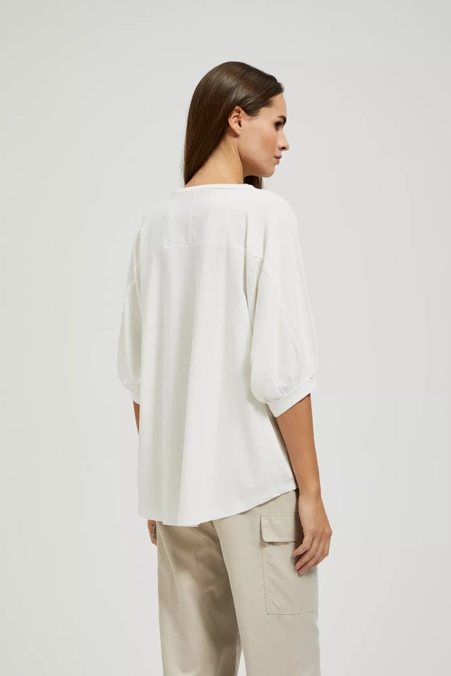 Bluzka oversize biała