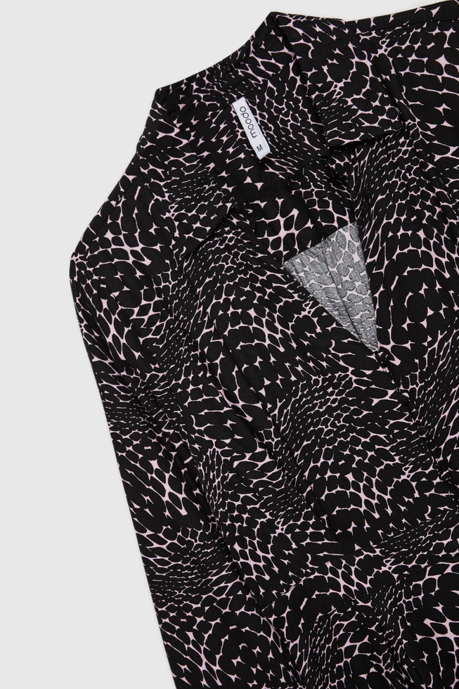 Wiskozowa sukienka midi czarna