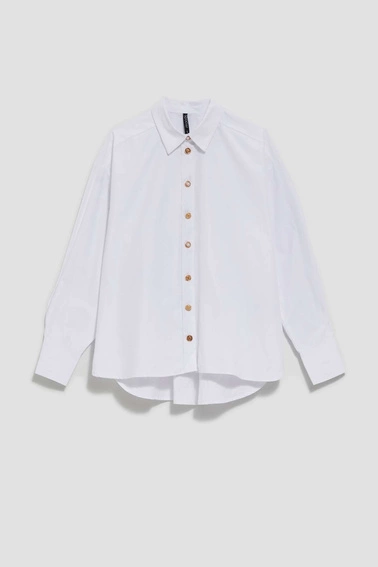 Koszula ze złotymi guzikami