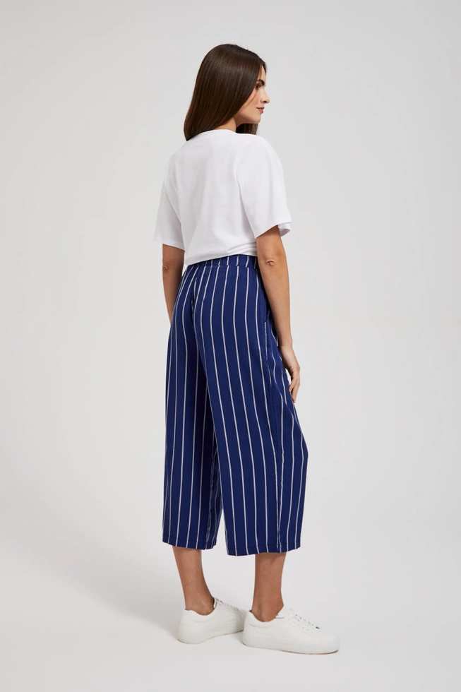 Kuloty w paski granatowe