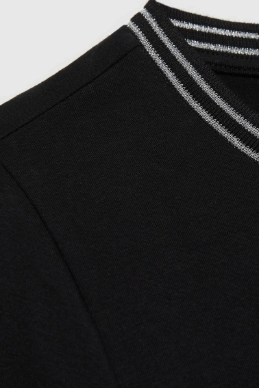 Gładka bluzka z bawełny