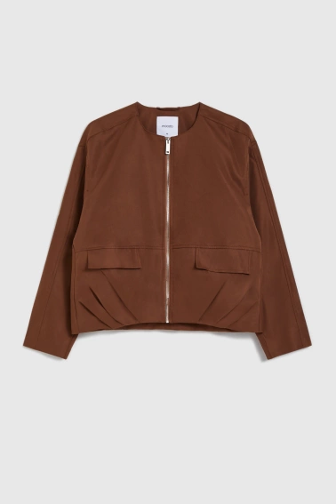 Krótka kurtka brązowa 