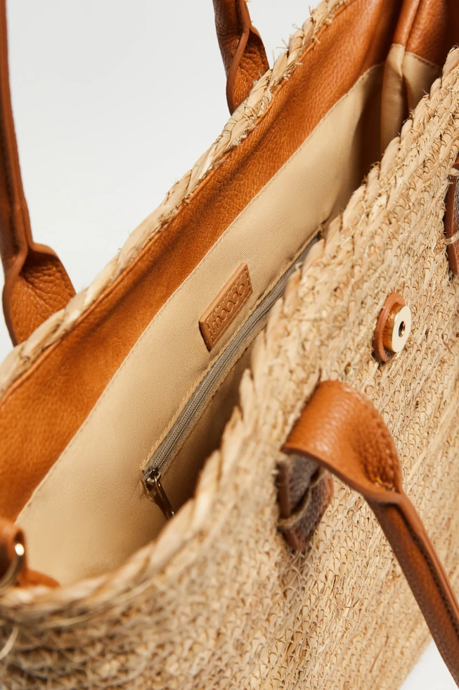 Torba koszyk beżowa