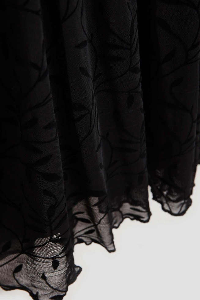 Koszula z bufiastymi rękawami czarna