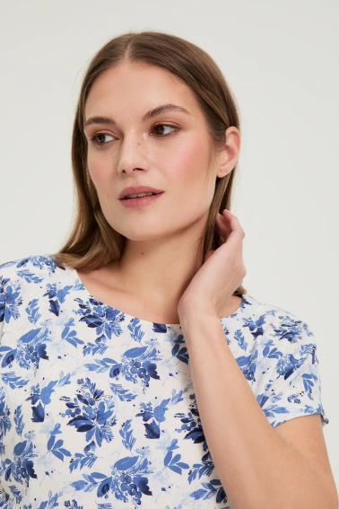 Wiskozowa koszula biała