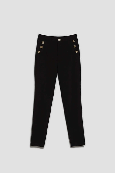 Spodnie z prostymi nogawkami 