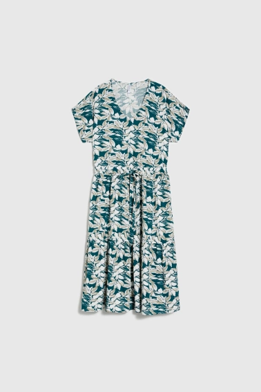 Sukienka z wiskozy midi