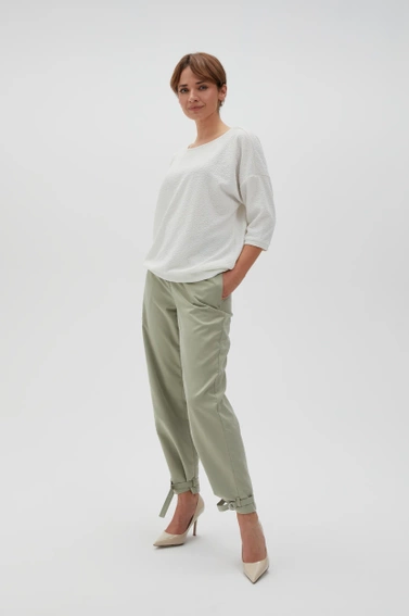 Błuzka z rękawami 3/4 biała