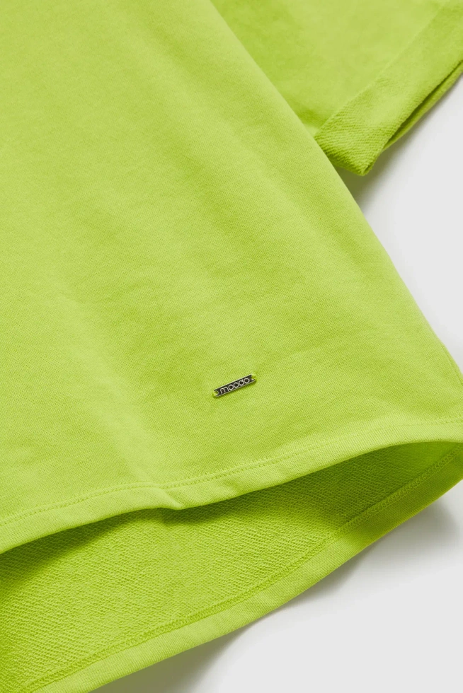 Bluza z rękawami 3/4 zielona