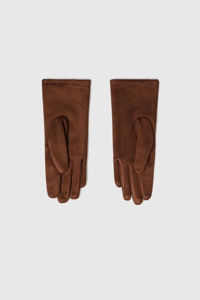 Rękawiczki brązowe