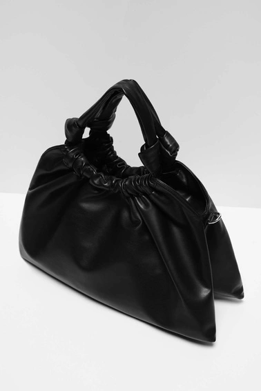 Torebka z eko skóry czarna