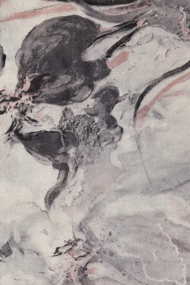 Wzorzysty szal różowy