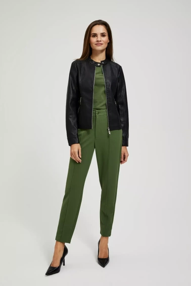 Kurtka z zapięciem pod szyją czarna