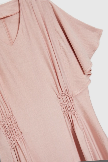 Sukienka midi różowa