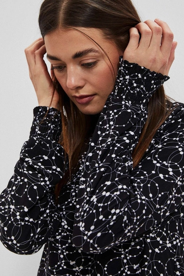 Bluzka z długim rękawem czarna