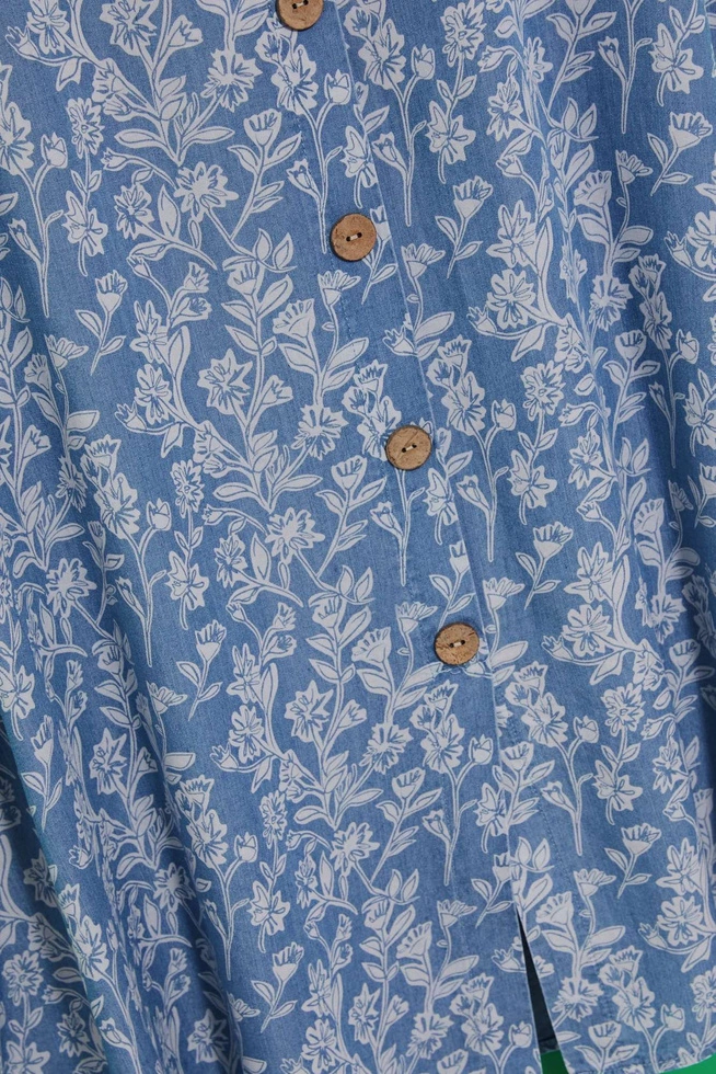 Spódnica lyocell z kwiatowym printem