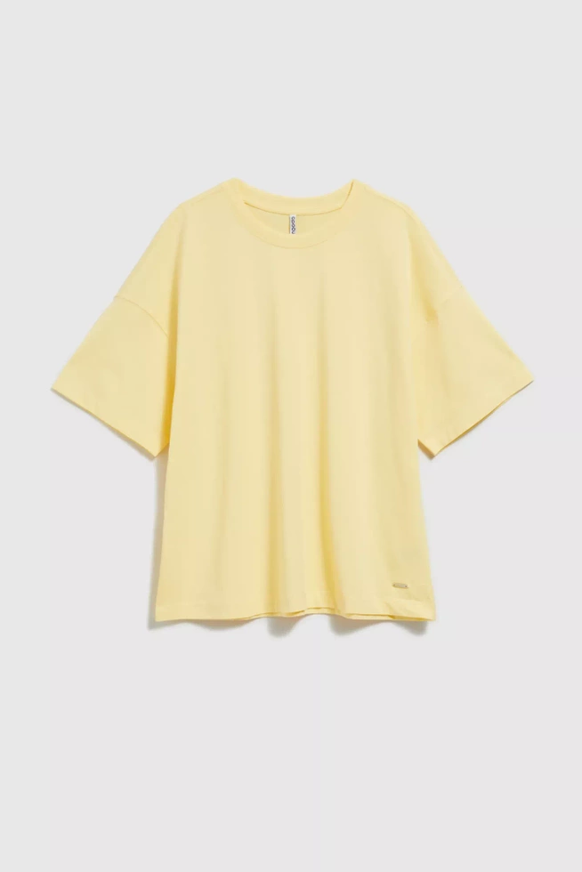 Bluzka oversize żółta