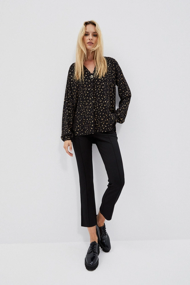 Spodnie cygarteki z nogawką 7/8