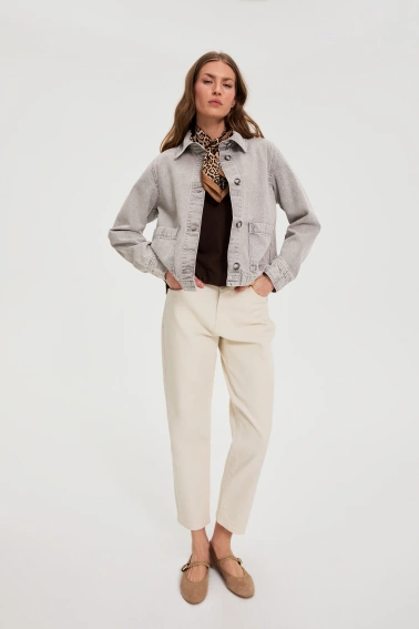 Apaszka w panterkę brązowa 