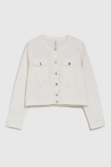 Krótka beżowa kurtka