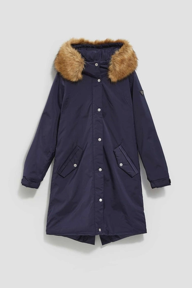 Pikowana kurtka z kapturem 