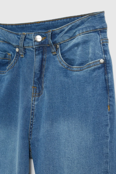 Jeansy bootcut niebieskie