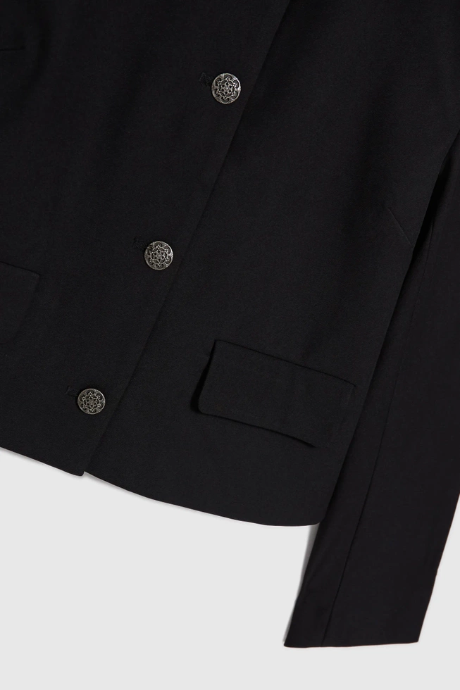 Marynarka z kieszeniami czarna