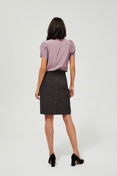 Wzorzysta spódnica czarna