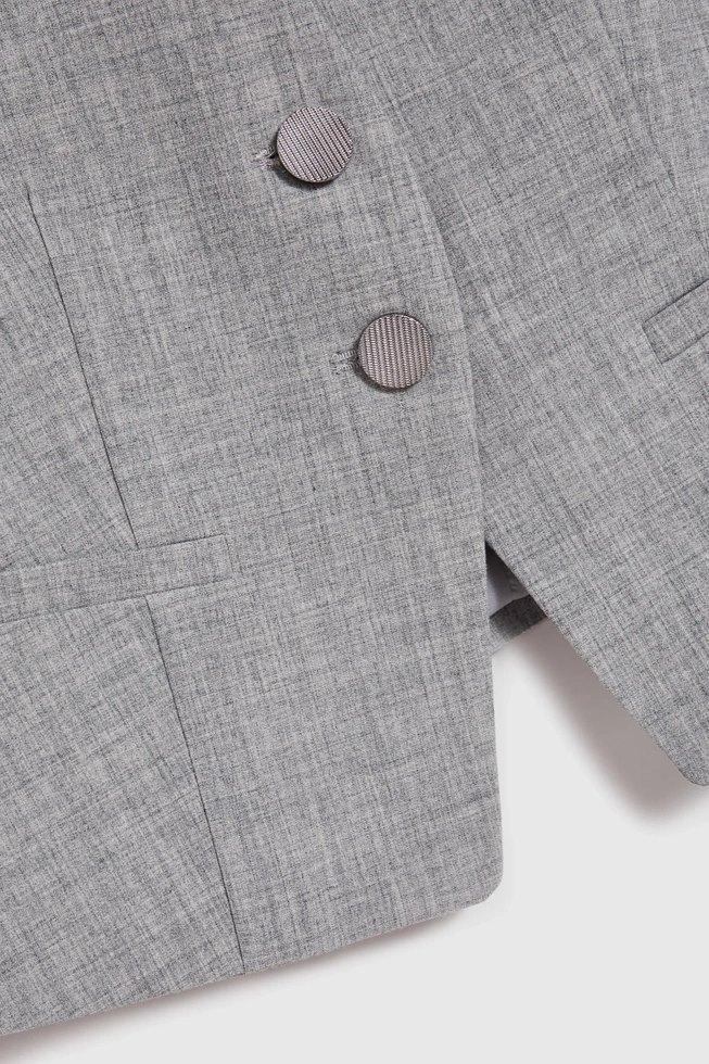 Elegancka kamizelka szara