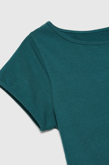 Dopasowany t-shirt zielony