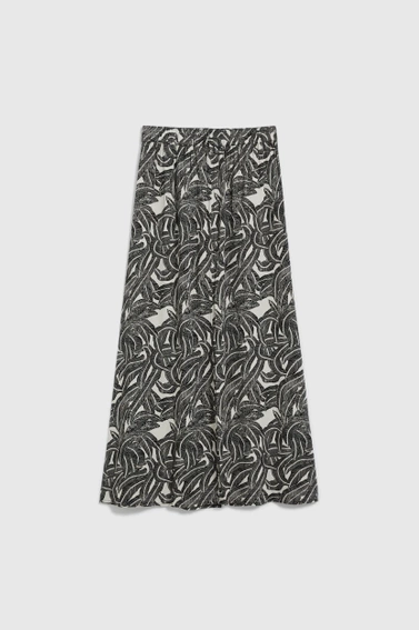 Spódnica z wiskozy czarna