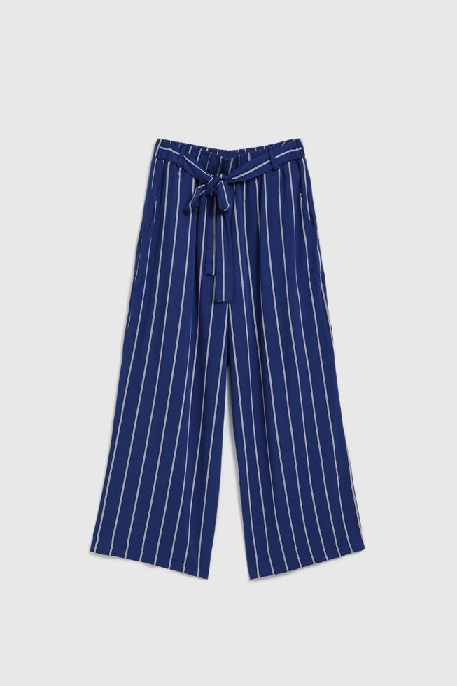 Kuloty w paski granatowe